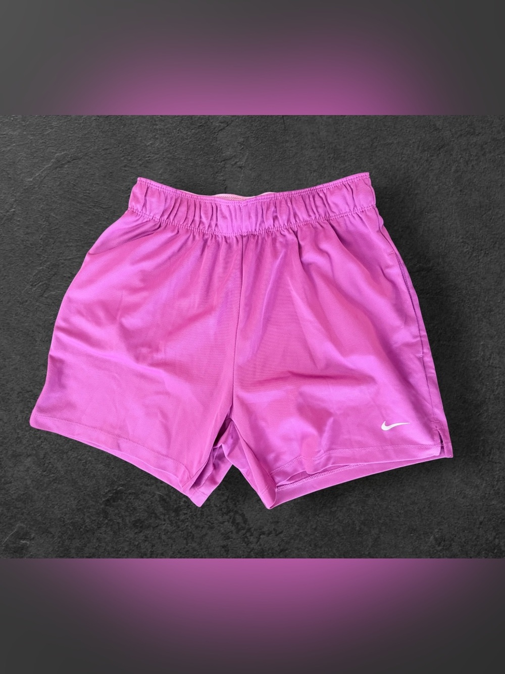 Nike Dri-FIT Womens Small Pink Running Shorts Lined Athletic Workout